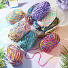 Light Gradient Segment Dyed Polyester Yarn DIY-TADJ0002-005K-7