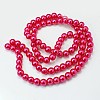 Glass Pearl Beads Strands HY-6D-B57-2