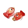 Handmade Dichroic Foil Lampwork Pendants DICH-G001-01G-03-2
