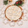Acrylic Beaeded Napkin Rings AJEW-FH00003-5