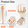 DIY Alloy Bolo Tie Making Finding Kit FIND-CA0009-03KCG-2