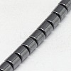 Non-magnetic Synthetic Hematite Beads Strands G-J163-3x3mm-02-3