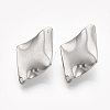 Non-Tarnish 304 Stainless Steel Stud Earring Findings X-STAS-S079-56B-2