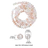 Electroplate Glass Beads Strands EGLA-yw0002-C07-4