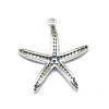 Alloy Micro Pave Cubic Zirconia Pendants PALLOY-F249-15-3