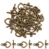 20Pcs Tibetan Style Toggle Clasps TIBE-YW0002-02-1
