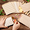 50Pcs 5 Styles Kraft Paper Bags CARB-TA0001-06-5