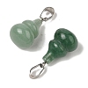 Natural Green Aventurine Pendants G-B127-03P-12-3