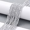 Transparent Electroplate Glass Beads Strands GLAA-H021-01A-HP06-3