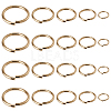 SUNNYCLUE 400Pcs 5 Styles 304 Stainless Steel Open Jump Rings STAS-SC0006-14-1