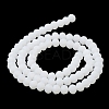 Imitation Jade Solid Color Glass Beads Strands X-EGLA-A034-J4mm-MD05-4