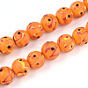Handmade Lampwork Beads Strands LAMP-N028-05C-1