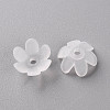 Frosted Acrylic Bead Caps MACR-S371-07A-701-2
