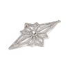 Brass Micro Pave Cubic Zirconia Pendants KK-M322-46P-2