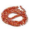 Crackle Glass Beads Strands CCG-C002-6mm-05-2