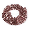 Glass Beads Strands EGLA-J042-4mm-06-2
