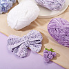 3 Rolls Super Bulky Plush Polyester Chenille Yarn OCOR-MB0001-06A-8