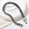 304 Stainless Steel Wheat Chain Bracelets for Women Men STAS-N117-02ASP-3