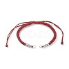 Adjustable Braided Polyester Cord Bracelet Making AJEW-JB00849-05-1