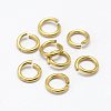 Brass Saw Cut Open Jump Rings LS-KK-P096-08-A-1