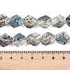 Electroplate Glass Beads Strands EGLA-N012-08S-4