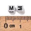 Opaque Acrylic Beads OACR-S076-01M-3