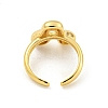 Brass Letter Open Cuff Rings for Women RJEW-G313-01A-G-3