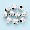 925 Sterling Silver Beads STER-N017-21C-S-1