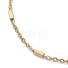 Ion Plating(IP) 304 Stainless Steel Satellite Chain Necklace for Men Women STAS-B039-13G-2