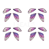 Transparent Resin Crystal AB Rhinestone Pendants Set RESI-TAC0002-46B-17