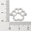 304 Stainless Steel Hollow Connector Charms STAS-P332-02P-3