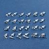 2 Pairs Alloy Stud Earrings for Women EJEW-FS0001-27C-10