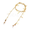 Brass Eyeglasses Chains AJEW-EH00241-02-1