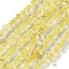 Heated Natural Citrine Beads Strands X-G-E607-A07-1