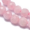 Natural Rose Quartz Beads Strands G-G792-29A-3