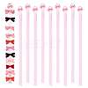 10Pcs Polyester Hairpin Hair Clip Holder Storage Organizer Hanging Ribbon HJEW-FG00050-1