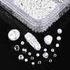 DIY 10 Style ABS & Acrylic Beads Jewelry Making Finding Kit DIY-N0012-05K-2