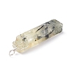 Natural Mixed Quartz Pendants PALLOY-JF01488-4