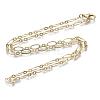 Brass Cable Chains Necklace Making MAK-S072-16A-KC-3