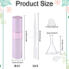 Empty Portable Glass Spray Bottles AJEW-GL0002-30-2