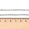 3MM 304 Stainless Steel Twisted Oval Link Chain Necklaces for Man and Women SA-CBAB767-18A-P-5