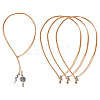 Waxed Polyester Cord Slider Necklace Making NJEW-TAC0018-03-1