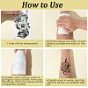 20Pcs 20 Styles Removable Temporary Water Proof Tattoos Paper Stickers DIY-CP0012-48A-5