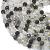 Natural Black Rutilated Quartz Strands G-K389-E04-01-2