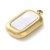 304 Stainless Steel Acrylic Pendants STAS-M091-02C-G-2