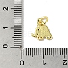 Real 18K Gold Plated Brass Pave Cubic Zirconia Pendants KK-M283-02F-02-3