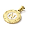 Ion Plating(IP) 304 Stainless Steel Pendants STAS-I204-H-G-2