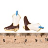 Brass Enamel Pendants KK-C248-05G-02-3