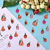 140Pcs 7 Styles Handmade Polymer Clay Pendants CLAY-LS0001-11-4