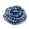 Natural Blue Aventurine Stretch Beaded Bracelets BJEW-K213-C18-2